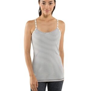 Lululemon Power Y Tank *Luon Light
Hyper Stripe Angel Wing Sz 6